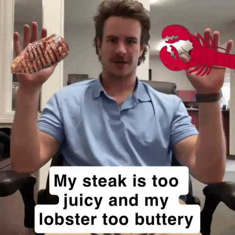 Steak Lobster GIF by TodaysSportsHistory