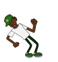 Hip Hop Happy Dance Sticker