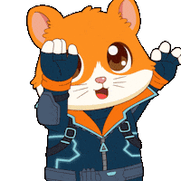 Happy Lets Go Sticker by Hamieverse