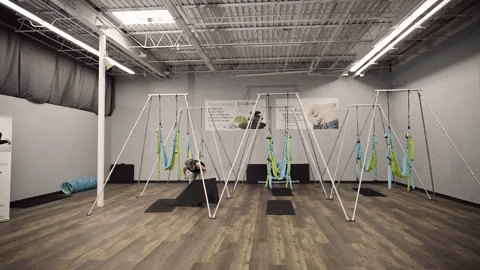 Traction Yoga Trapeze GIF by YOGABODY