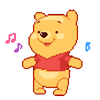pooh STICKER
