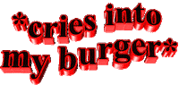 Burger Sticker by AnimatedText
