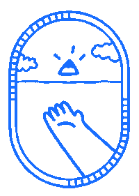 Hand Mountain Sticker by il Geru GIFs