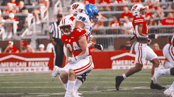 Badger Football GIF by Wisconsin Badgers