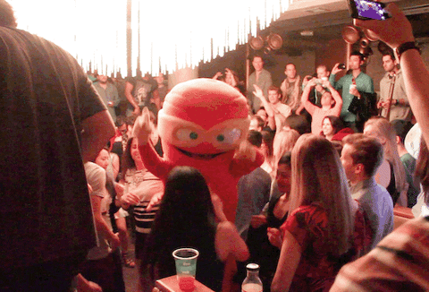 custompuppets giphyupload happy dance party GIF