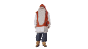 Santa Claus Christmas Sticker by The Elves!