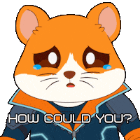 How Could You Crying Sticker by Hamieverse
