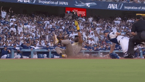 Sliding San Diego Padres GIF by MLB