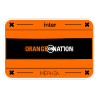 Orangenation Sticker by Banco Inter
