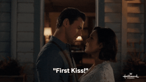 First Kiss Endgame GIF by Hallmark Channel