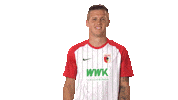 happy fc augsburg Sticker by Bundesliga