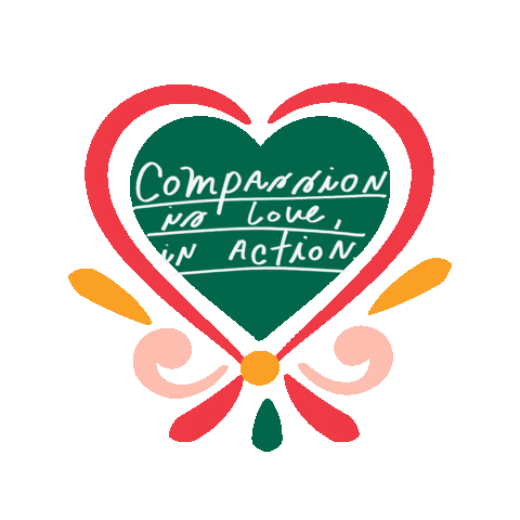 Kindness Love Sticker by All Better