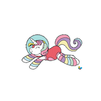 Childrens-LA space unicorn cute unicorn chla Sticker