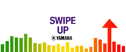 Guitar Swipe Up Sticker by Yamaha Music USA