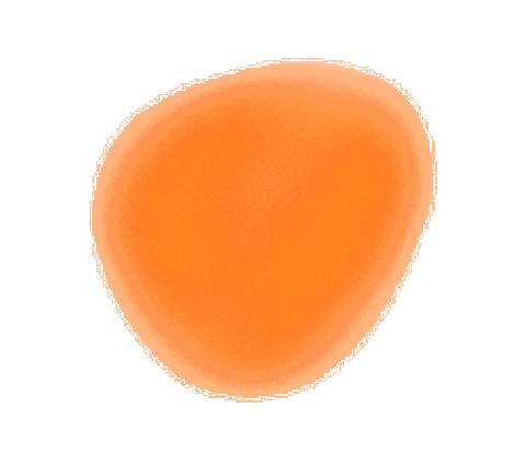 color orange STICKER by Josh Rigling