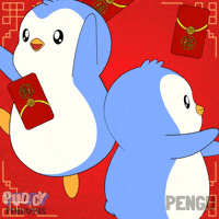 Chinese New Year Penguin GIF by Pudgy Penguins