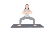 Yagom_de yoga weihnachten goddess advent Sticker