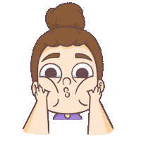 Cheeks Love Sticker by Pibubear