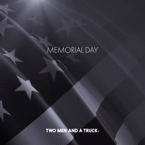 Moving Memorial Day GIF by TWO MEN AND A TRUCK®