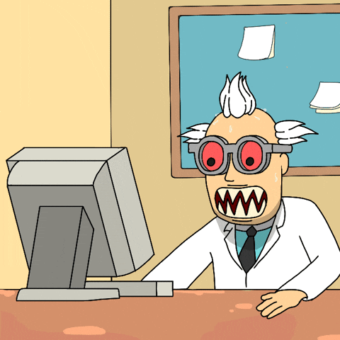 Keyboardwarrior Sweatmode GIF by 3dFrankenPunks