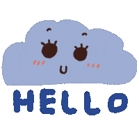 Happy Cloud Sticker