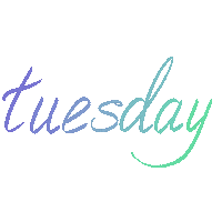 Di_zne week tuesday days дни недели Sticker