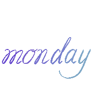 Di_zne monday week days понедельник Sticker