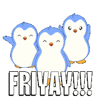 Happy Day Off Sticker by Pudgy Penguins