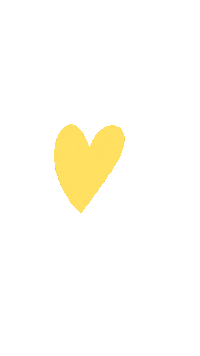 baileylettering heart yellow aesthetic yellow heart Sticker