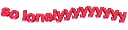 Lonely Pink Sticker by AnimatedText