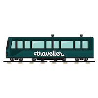 Train Ride Sticker by Travelier