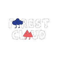 ForestCloudBev cloud forest forestcloud Sticker