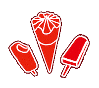 Treats Eating Sticker by Good Humor