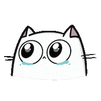 Sad Cat Sticker