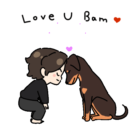 Dog Love Sticker