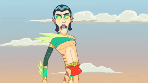 Kamen82 rick and morty nimbus rick morty mr nimbus GIF