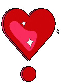 In Love Hearts Sticker by Brady