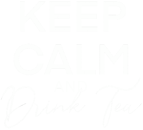 Keep Calm Drink Tea Sticker by Gryphon Tea