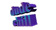 dude chill Sticker by AnimatedText