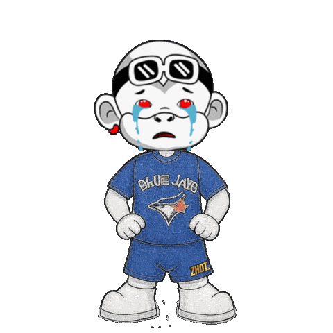 Sad Blue Jays Sticker by Zhot