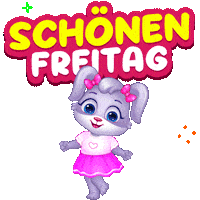 Friday Guten Morgen Sticker by Lucas and Friends by RV AppStudios