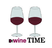 D-wine cheers friday wine fridaymood Sticker