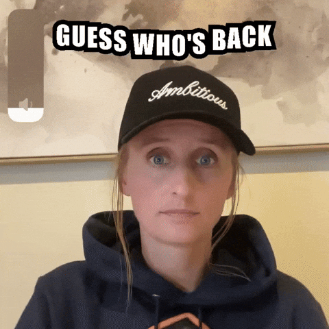 AnneBagg guess whos back anne bagg GIF