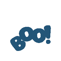 Halloween Boo Sticker