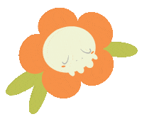 Halloween Flower Sticker