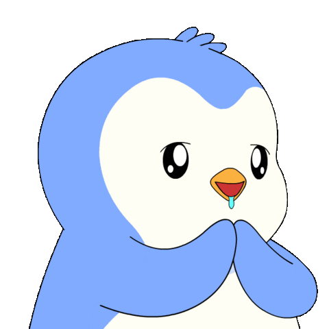 Good News Wow Sticker by Pudgy Penguins