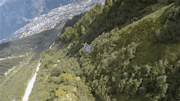 base jumping why u do dis GIF by Digg