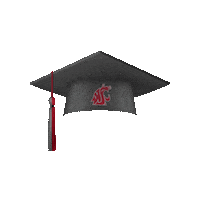 Washington State University Go Cougs Sticker by WSU Pullman