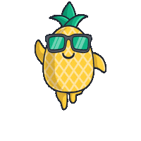 five_pineapples happy dance dancing excited Sticker