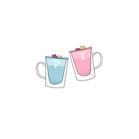 brunchit brunch coffeelover brunchit blue latte Sticker